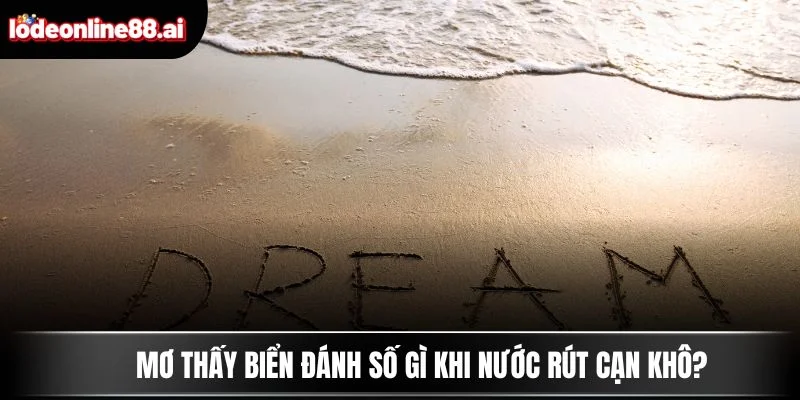 Mơ thấy biển đánh số gì khi nước rút cạn khô?