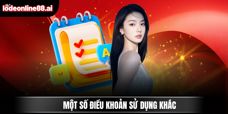 Một số điều khoản sử dụng khác